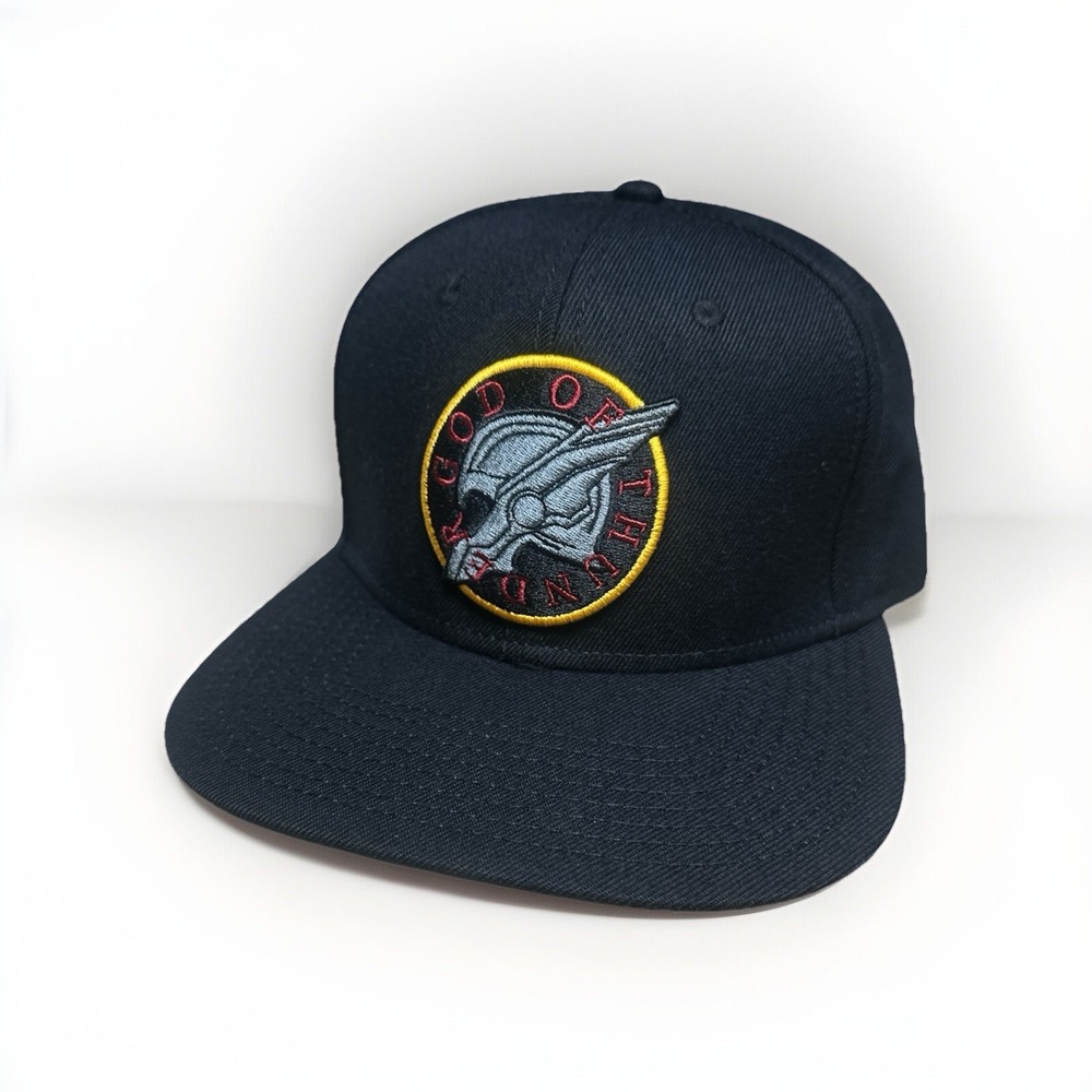 THOR GOD OF THUNDER "Ragnarok" CAP HAT Snapback Marvel Adult One Size Flat Bill‎